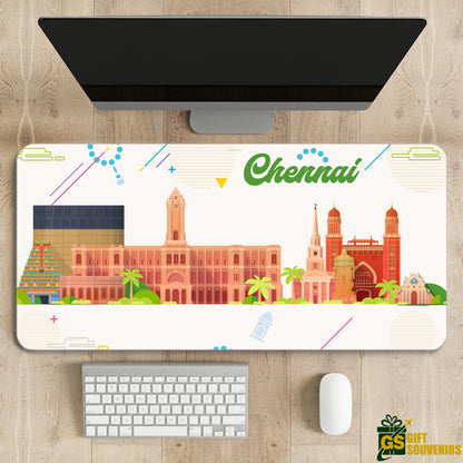 Chennai Charm – Cultural City Desk Pad | Desk Mat