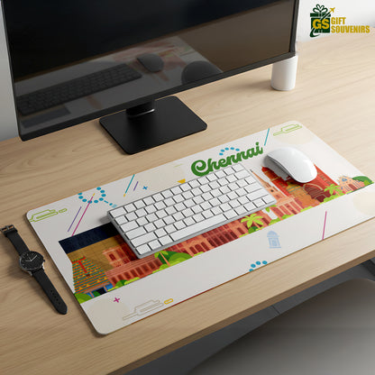 Chennai Charm – Cultural City Desk Pad | Desk Mat
