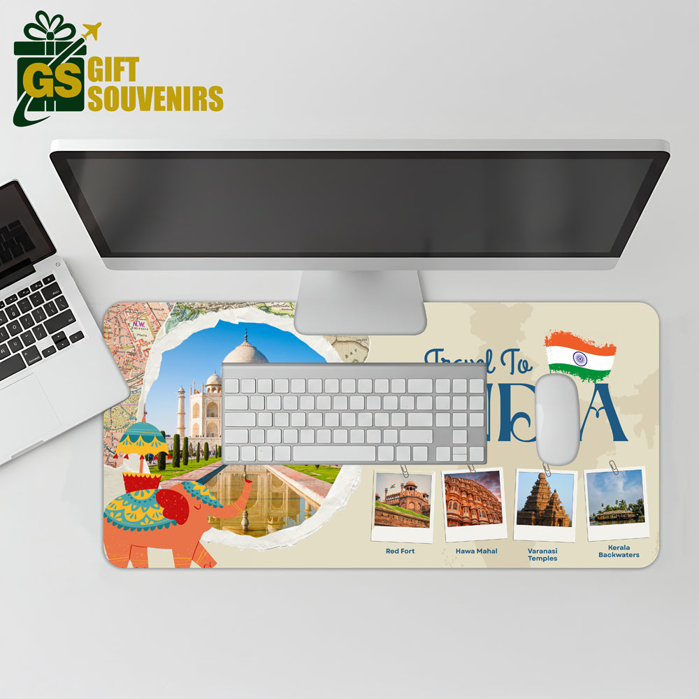 Travel to India – Iconic Destinations Desk Pad | Desk Mat