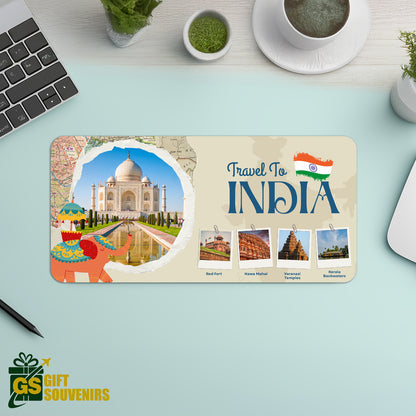 Travel to India – Iconic Destinations Desk Pad | Desk Mat