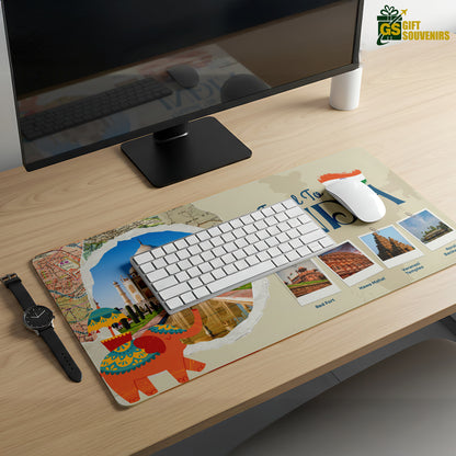 Travel to India – Iconic Destinations Desk Pad | Desk Mat