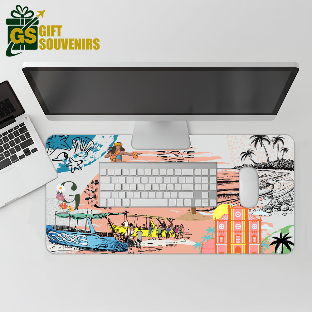 Goa Vibes – Beach & Culture Desk Pad | Desk Mat