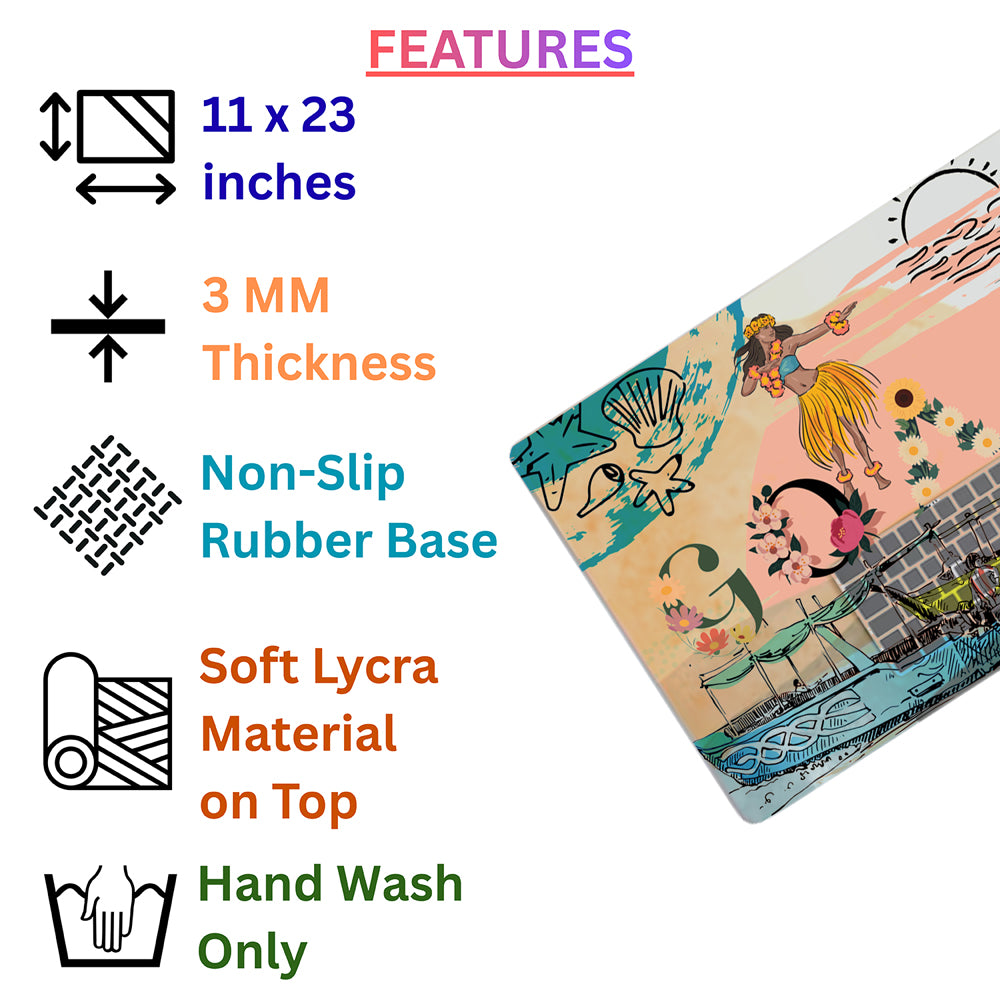 Goa Vibes – Beach & Culture Desk Pad | Desk Mat