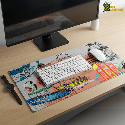 Goa Vibes – Beach & Culture Desk Pad | Desk Mat