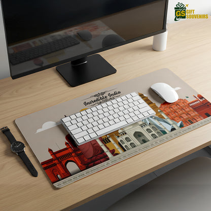 Incredible India – Timeless Monuments Desk Pad | Desk Mat