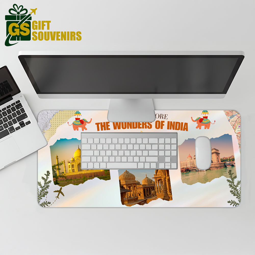 Wonders of India – Iconic Travel Desk Pad | Desk Mat