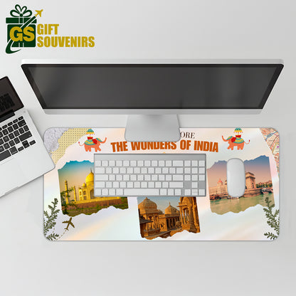 Wonders of India – Iconic Travel Desk Pad | Desk Mat