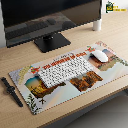Wonders of India – Iconic Travel Desk Pad | Desk Mat