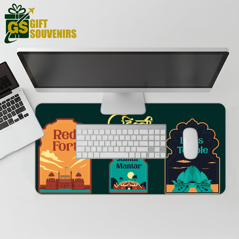 Delhi Icons – Timeless Monuments Desk Pad | Desk Mat