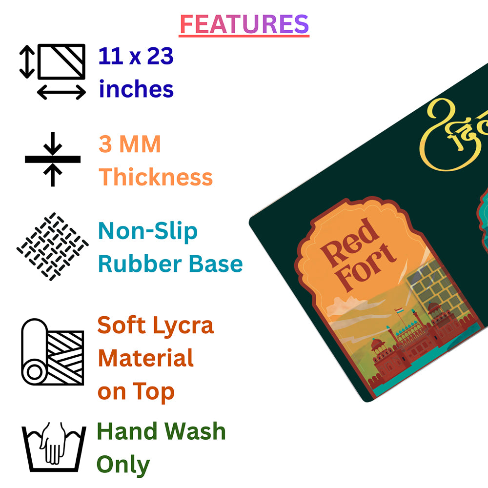 Delhi Icons – Timeless Monuments Desk Pad | Desk Mat