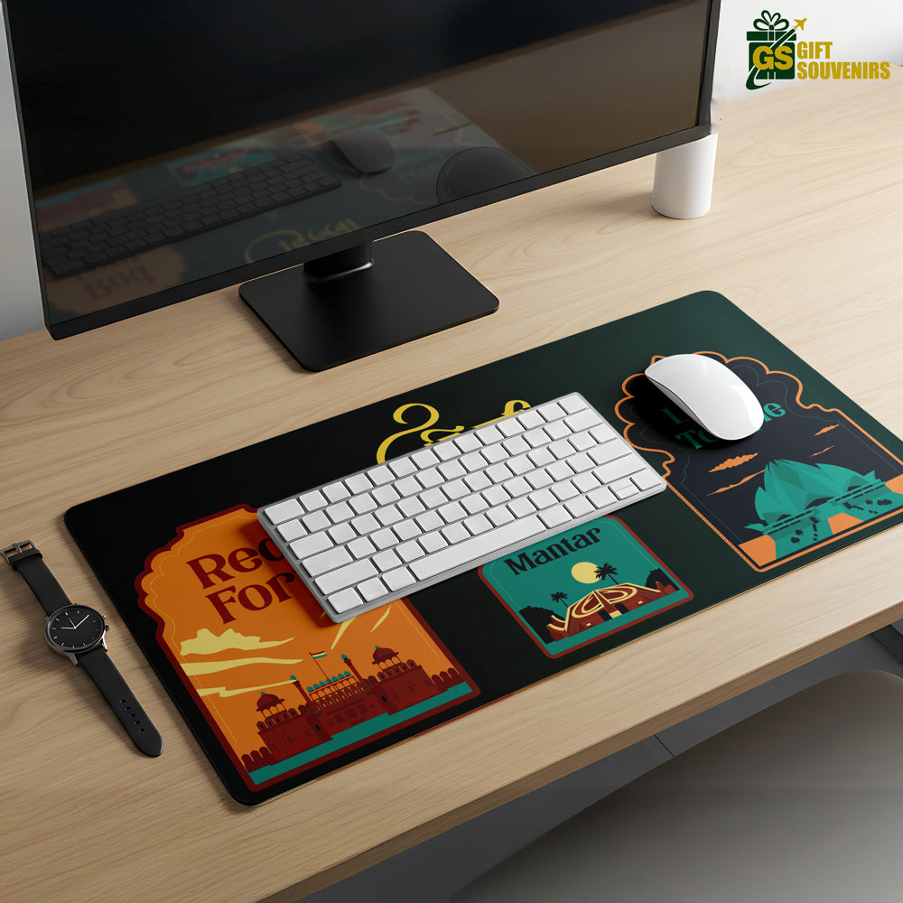 Delhi Icons – Timeless Monuments Desk Pad | Desk Mat