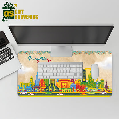 Incredible India – Vibrant Skyline Desk Pad | Desk Mat