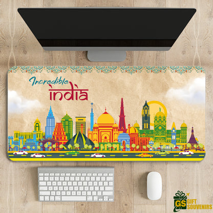 Incredible India – Vibrant Skyline Desk Pad | Desk Mat