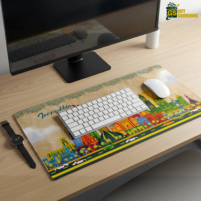 Incredible India – Vibrant Skyline Desk Pad | Desk Mat