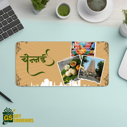 Chennai Essence – Culture & Cuisine Desk Pad | Desk Mat
