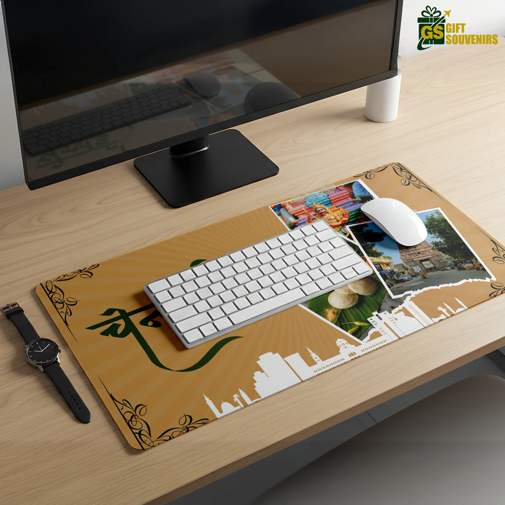 Chennai Essence – Culture & Cuisine Desk Pad | Desk Mat