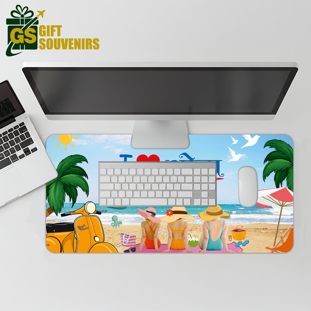 I Love Goa – Tropical Beach Vibes Desk Pad | Desk Mat