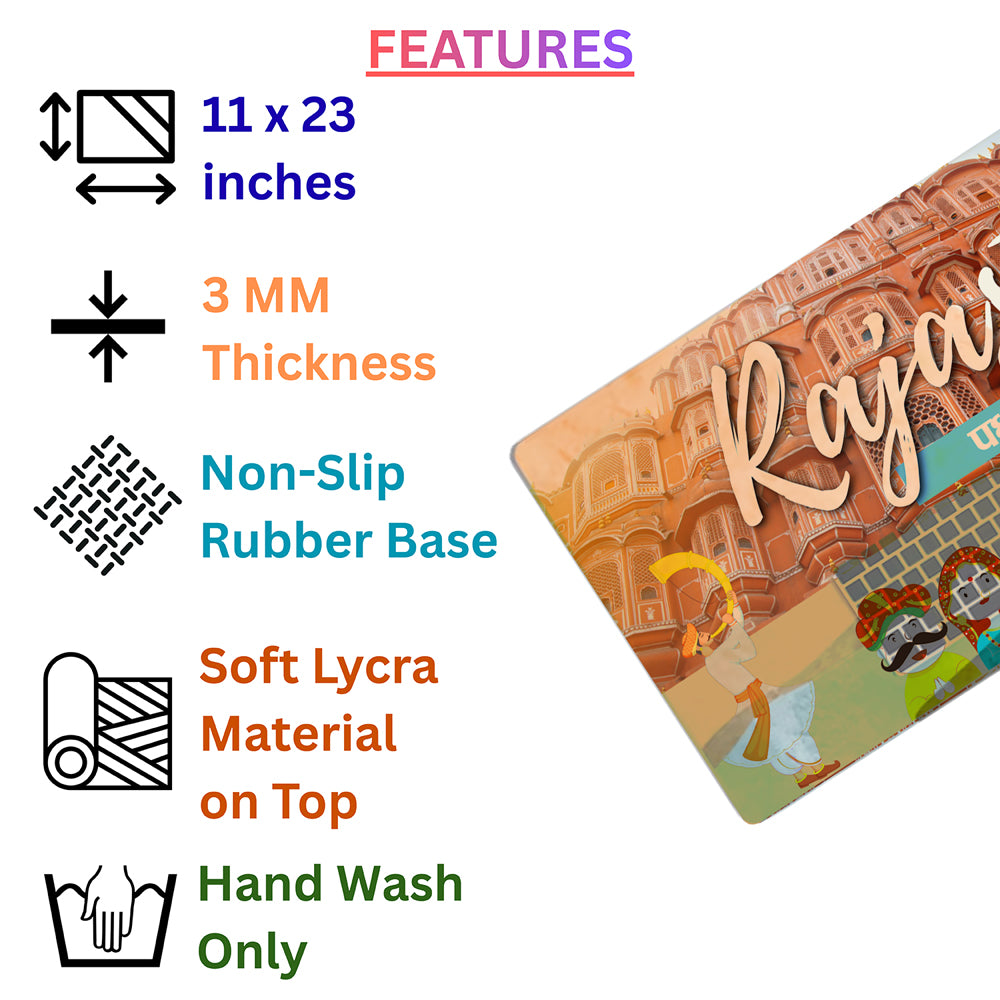 Royal Rajasthan – Cultural Heritage Desk Pad | Desk Mat