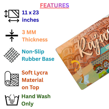 Royal Rajasthan – Cultural Heritage Desk Pad | Desk Mat