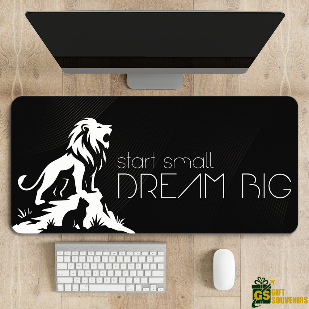 Start Small, Dream Big – Motivational Desk Pad | Desk Mat