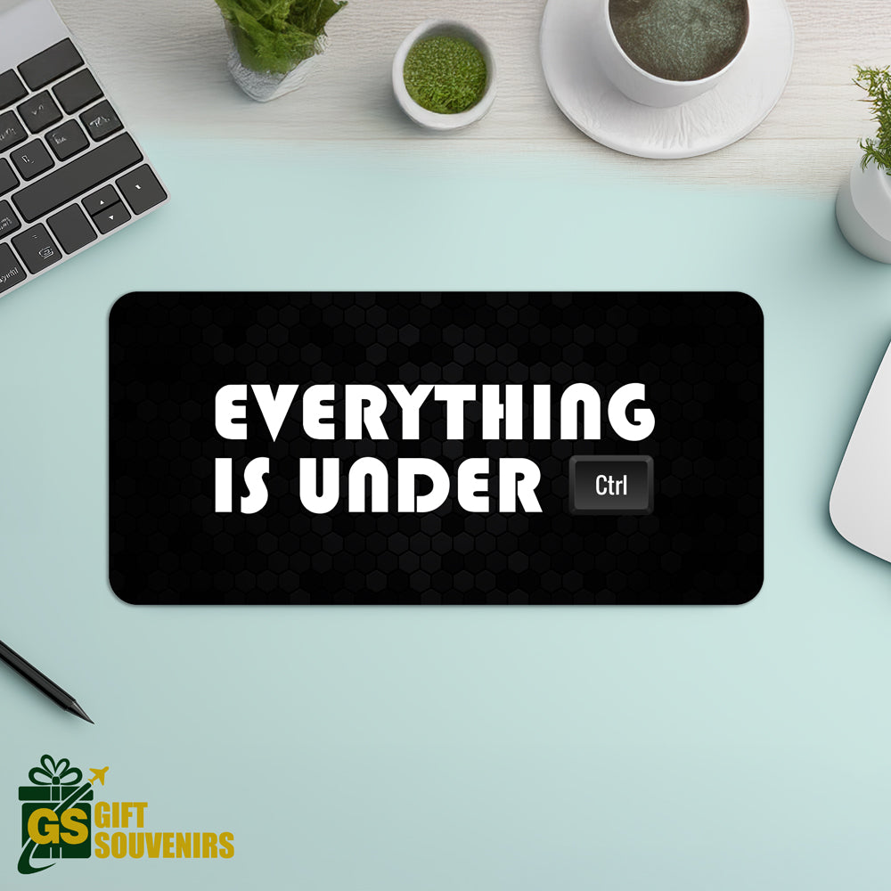 Everything Is Under Ctrl – Minimal Desk Pad | Desk Mat