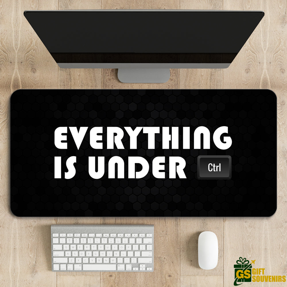 Everything Is Under Ctrl – Minimal Desk Pad | Desk Mat