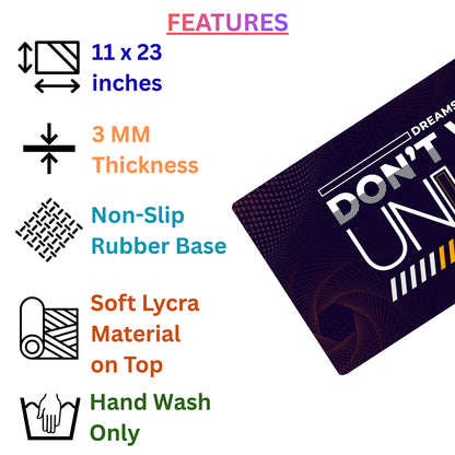 Dreams Don’t Work Unless You Do – Success Desk Pad | Desk Mat