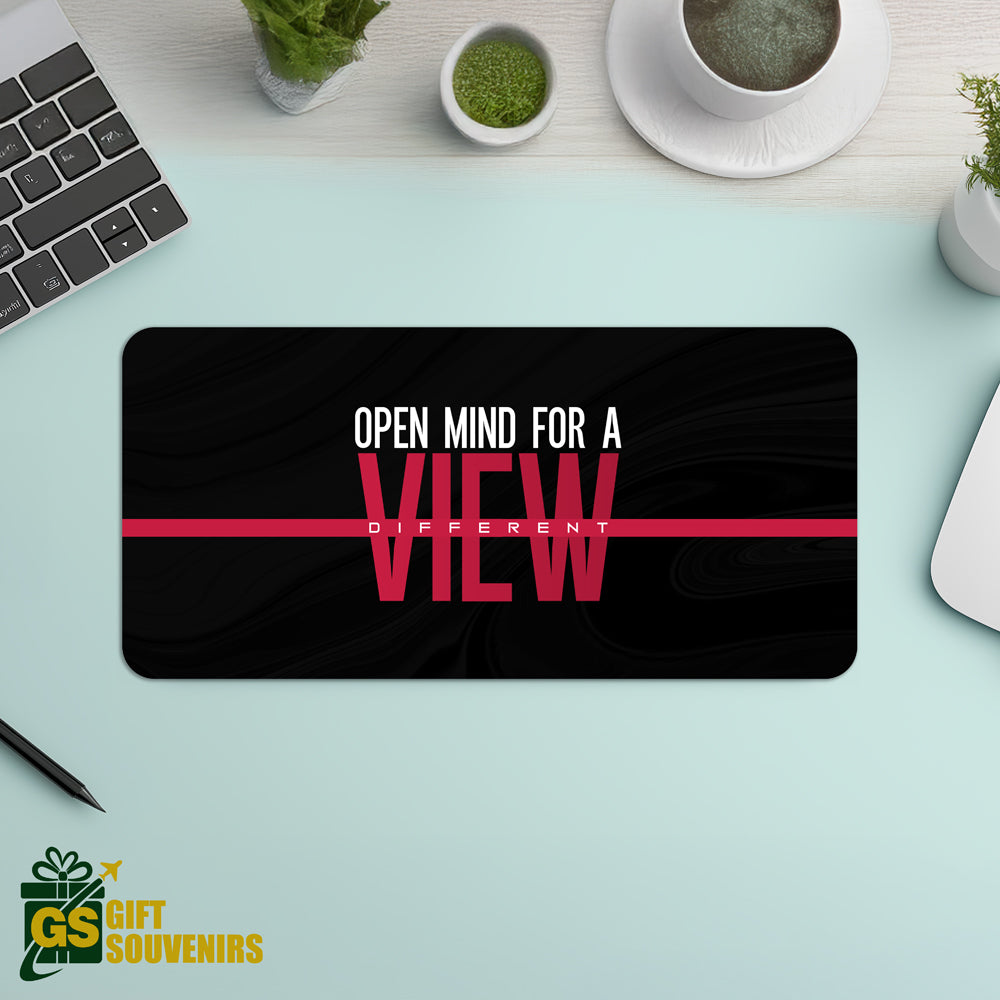 Open Mind, Different View – Perspective Desk Pad | Desk Mat