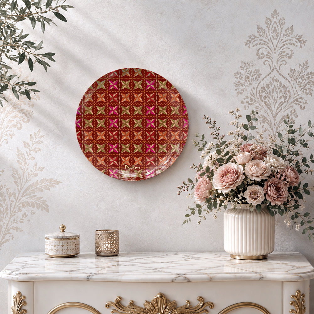 Rangaan Di Virasat ceramic wall plate souvenir celebrating traditional Punjabi art and heritage