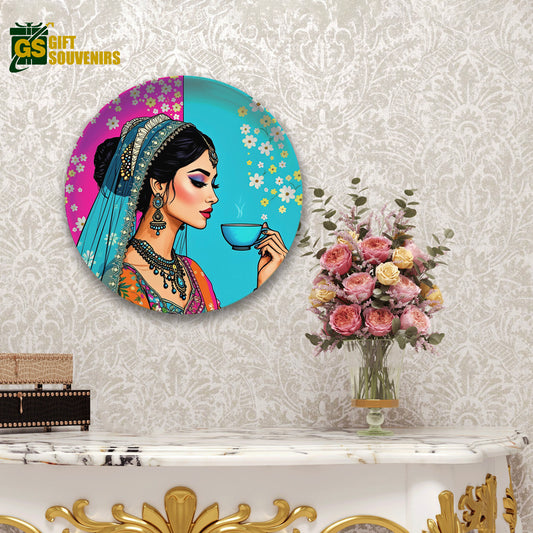 Chai & Charm – A Modern Muse Ceramic Plate