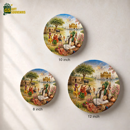 Punjab Virasat – Folk Melody Ceramic Wall Plate
