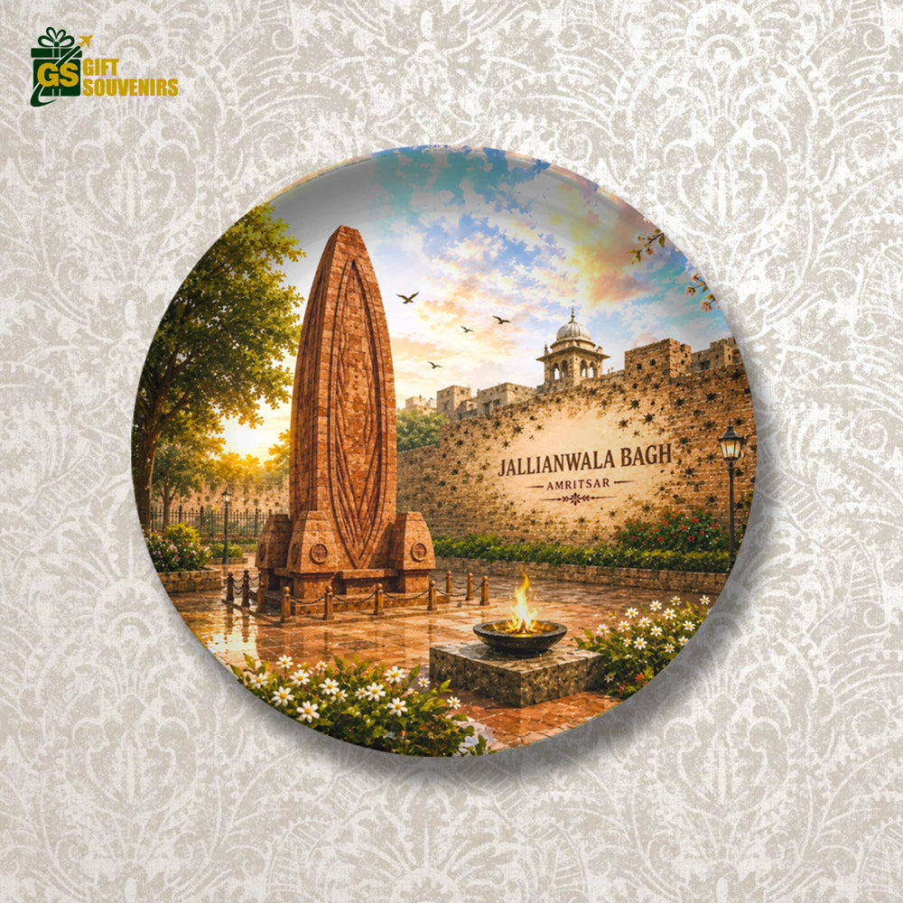 Jallianwala Bagh Memorial – Punjab Heritage Ceramic Wall Plate