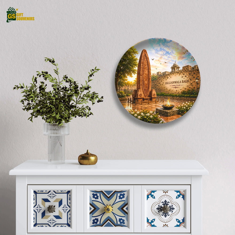 Jallianwala Bagh Memorial – Punjab Heritage Ceramic Wall Plate