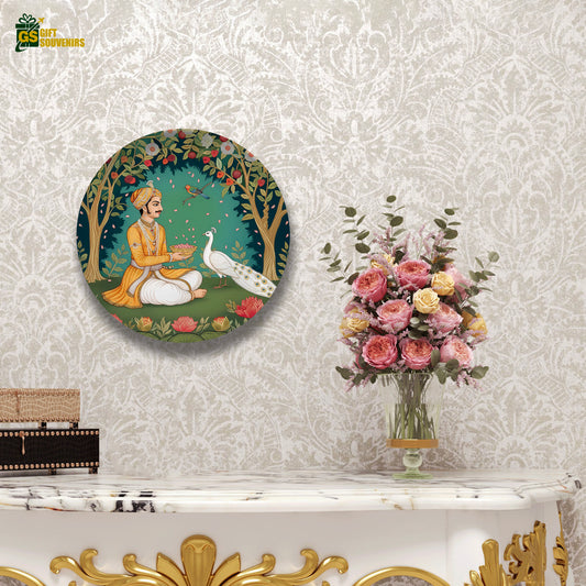 Garden of Royal Blessings – Indian Heritage Ceramic Wall Plate