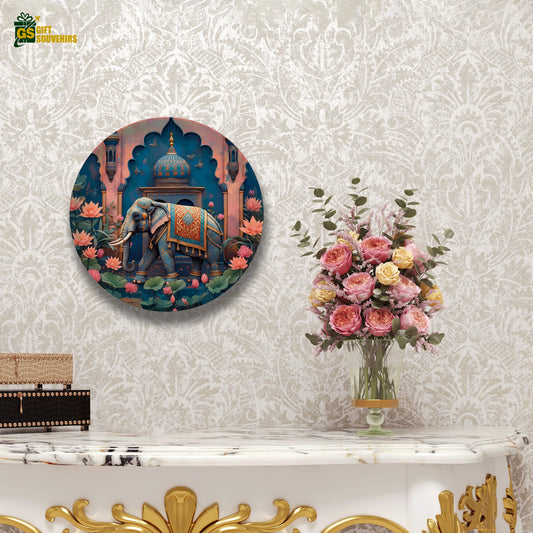Majestic Heritage – The Royal Elephant Ceramic Wall Plate