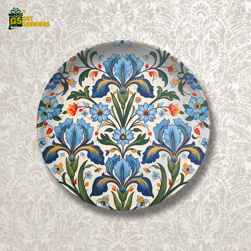 Eternal Blossoms – Nature-Inspired Ceramic Wall Plate