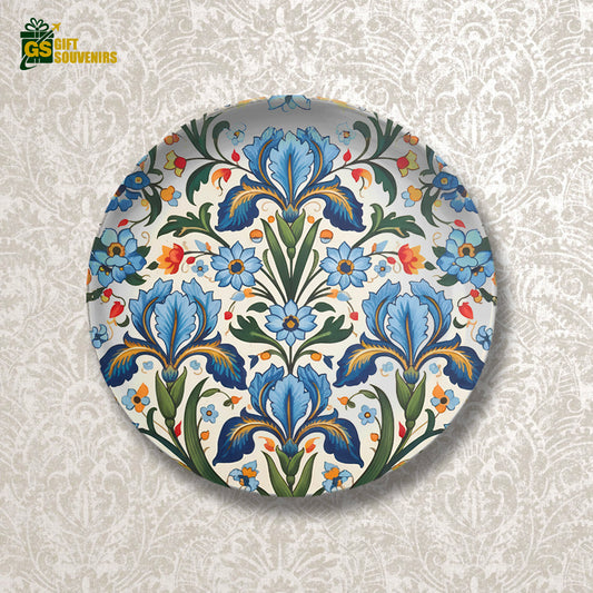 Eternal Blossoms – Nature-Inspired Ceramic Wall Plate