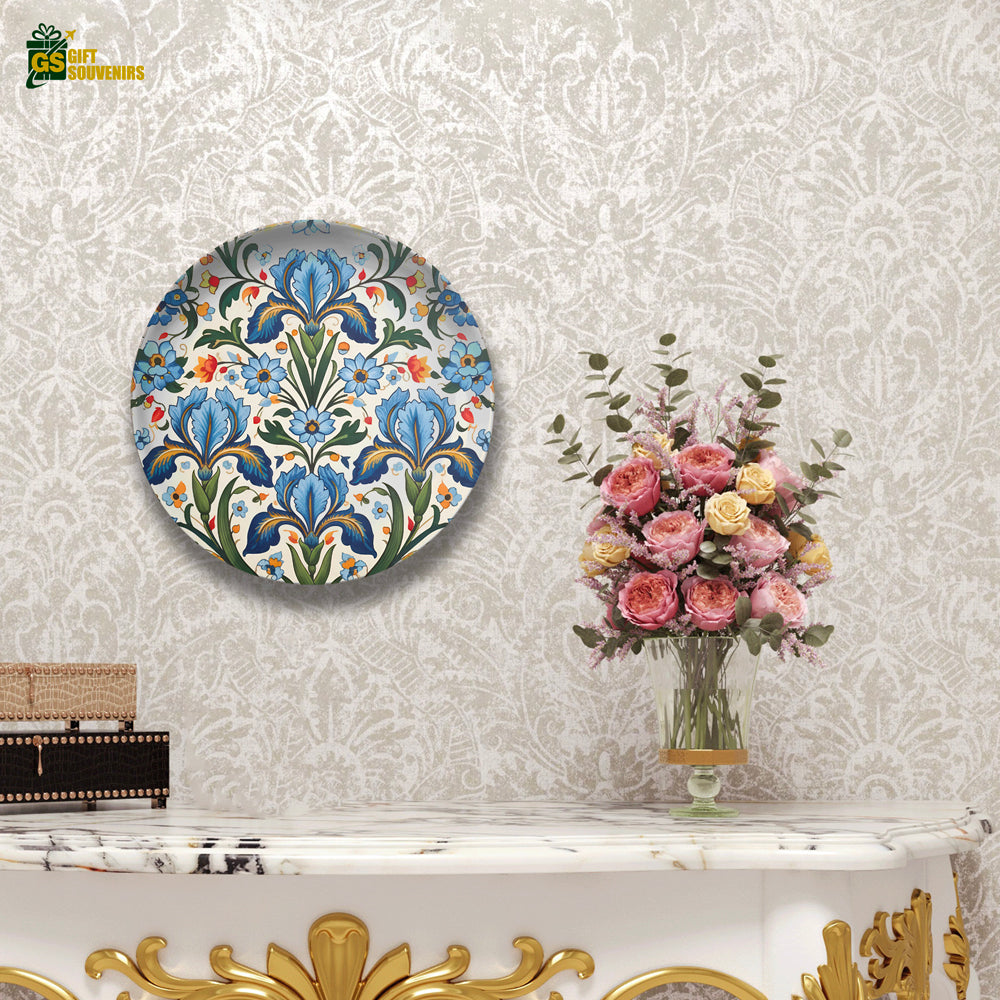 Eternal Blossoms – Nature-Inspired Ceramic Wall Plate