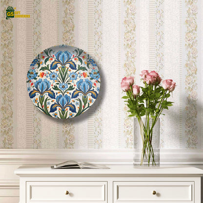 Eternal Blossoms – Nature-Inspired Ceramic Wall Plate