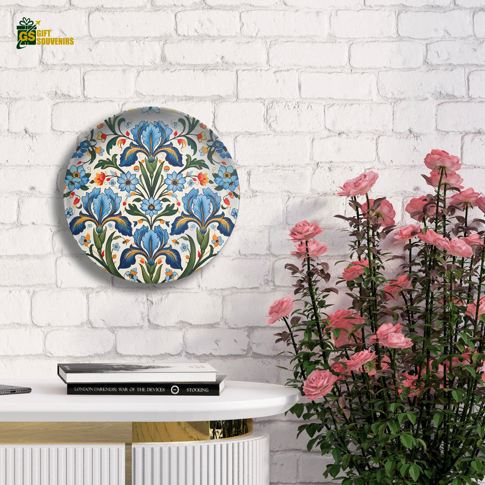 Eternal Blossoms – Nature-Inspired Ceramic Wall Plate
