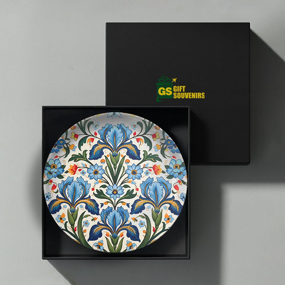 Eternal Blossoms – Nature-Inspired Ceramic Wall Plate